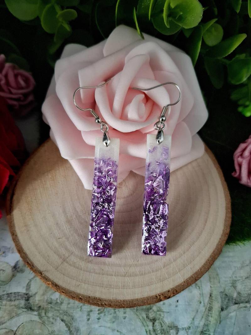 Hängeohrringe Aus Kunstharz Hängeohrringe Aus Kunstharz von DanielasHarzschmuck