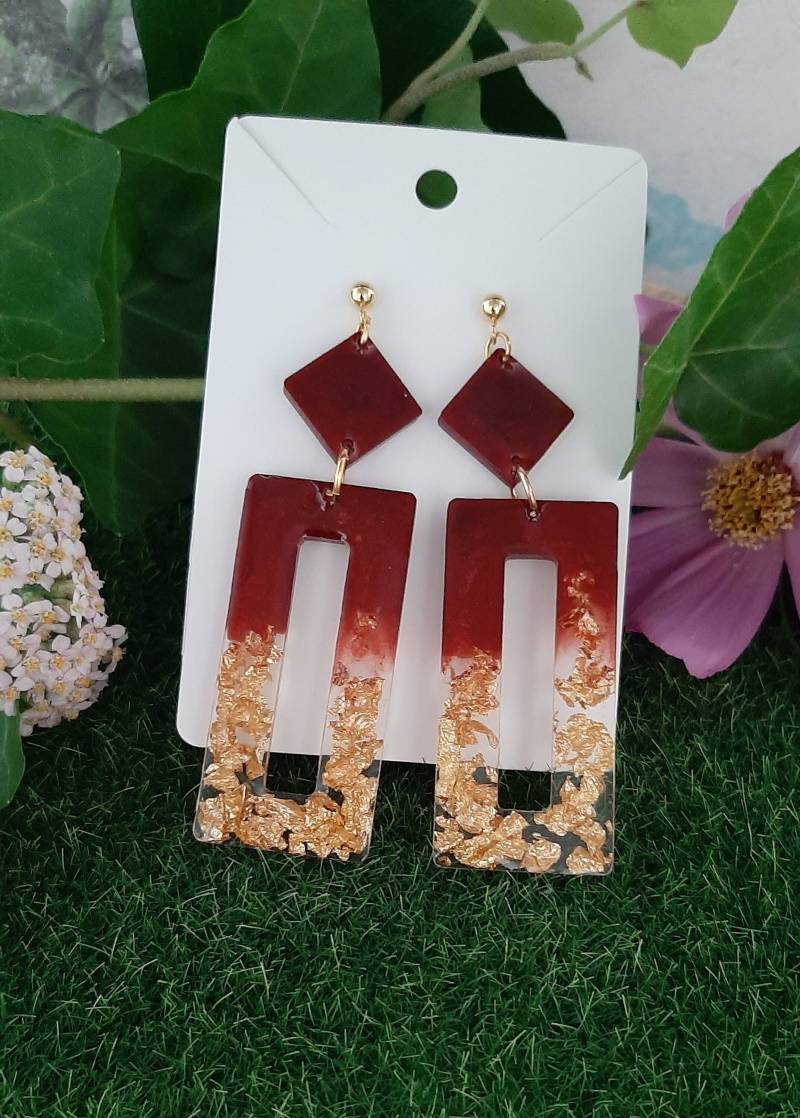 Hängeohrringe Aus Kunstharz Hängeohrringe Aus Kunstharz von DanielasHarzschmuck