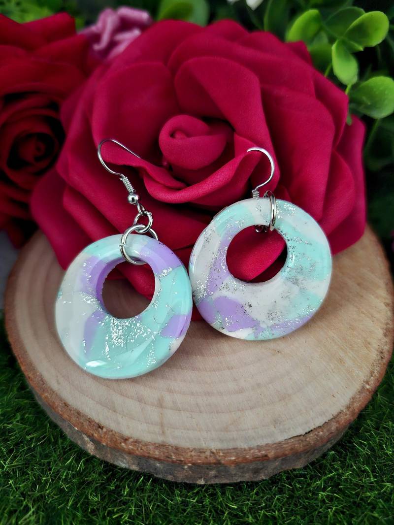 Ohrringe Aus Polymer Clay Und Kunstharz Ohrringe Aus Polymer Clay Und Kunstharz von DanielasHarzschmuck