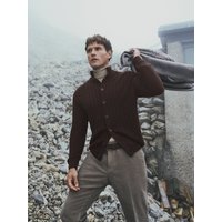 Daniele Fiesoli Cardigan aus Merinowolle mit frontseitigem Webmuster in XXL von Daniele Fiesoli