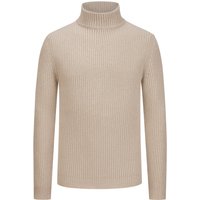 Daniele Fiesoli Softer Merino-Pullover in Rippstrick mit Turtleneck in XL von Daniele Fiesoli