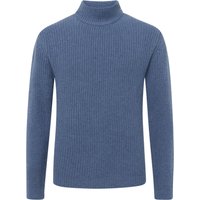 Daniele Fiesoli Softer Merino-Pullover in Rippstrick mit Turtleneck in XL von Daniele Fiesoli