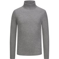 Daniele Fiesoli Softer Merino-Pullover in Rippstrick mit Turtleneck in XL von Daniele Fiesoli