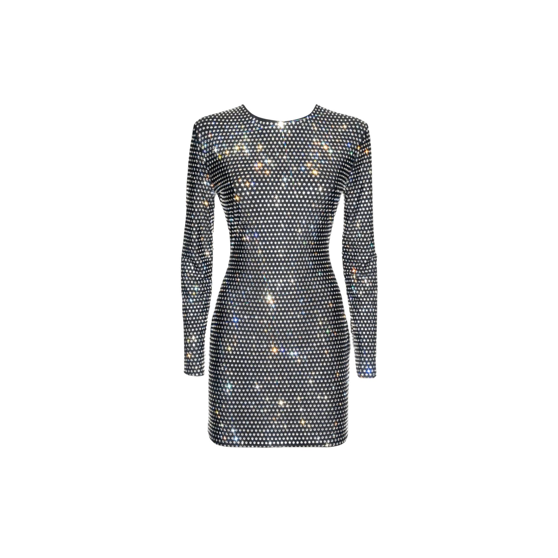 Black crystals mini dress von Daniele Morena