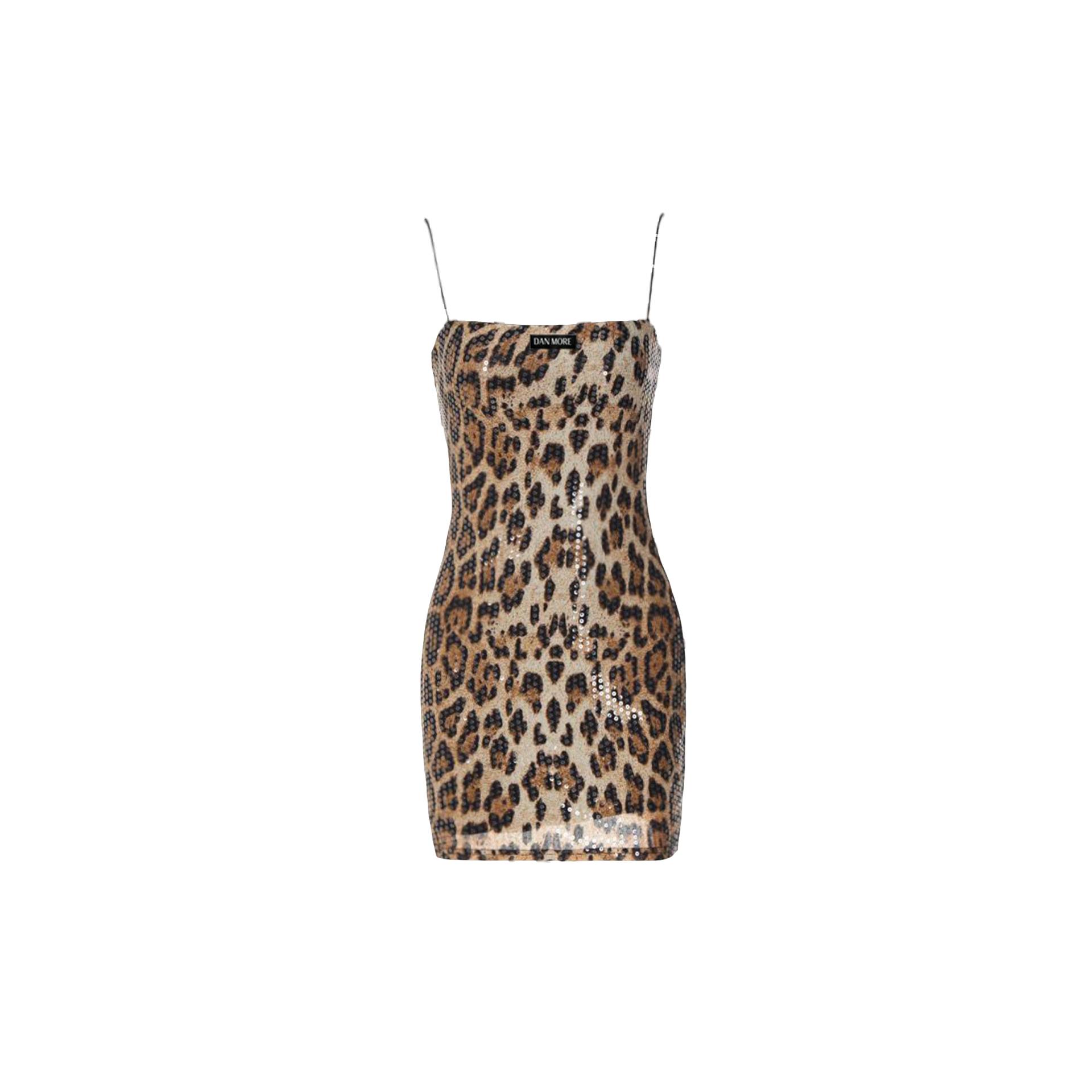 Leopard sequins mini dress von Daniele Morena
