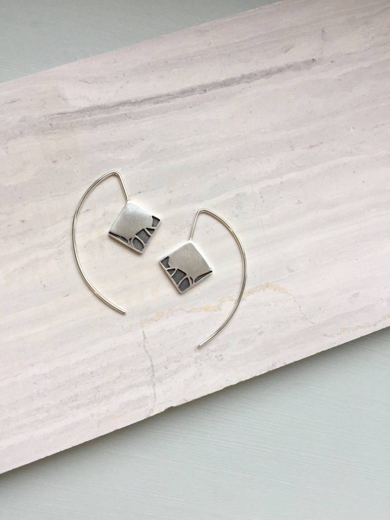 Silber Shady Grove Draht-Ohrringe von DaniellHudson