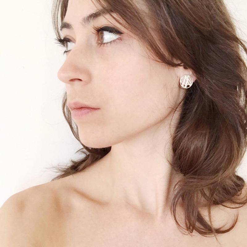 Tennessee Poplar Sterling Silber Ohrringe von DaniellHudson