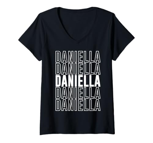 Damen Daniella T-Shirt mit V-Ausschnitt Damen Daniella T-Shirt mit V-Ausschnitt von Daniella Apparel