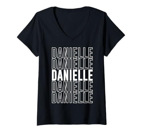 Damen Danielle T-Shirt mit V-Ausschnitt von Danielle Apparel