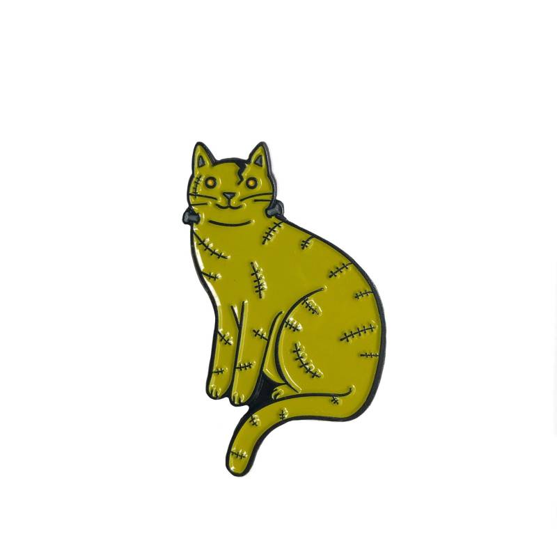 Frankenstein Katze Emaille Pin - Halloween Halloween-Brosche Frankenstein Katze Emaille Pin - Halloween Halloween-Brosche von DanielleVDesigns