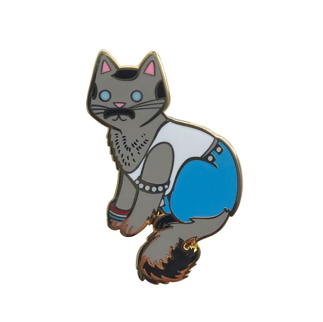 Freddie Purrcury Emaille Pin - Queen Cat Mercury Freddie Purrcury Emaille Pin - Queen Cat Mercury von DanielleVDesigns