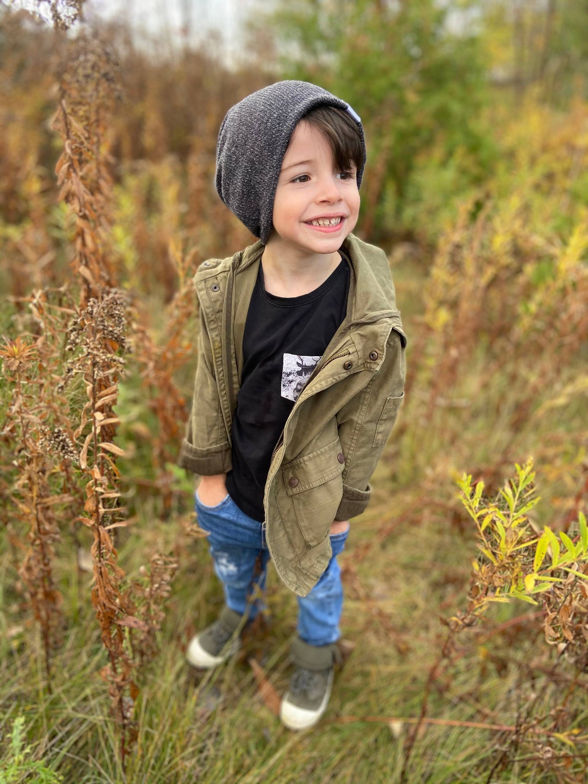 Herbst/Winter Kollektion - Slouchy Beanie Kleinkind Slouchy Erwachsene Kinder Graue Hipster Grau von DanielsThreadz