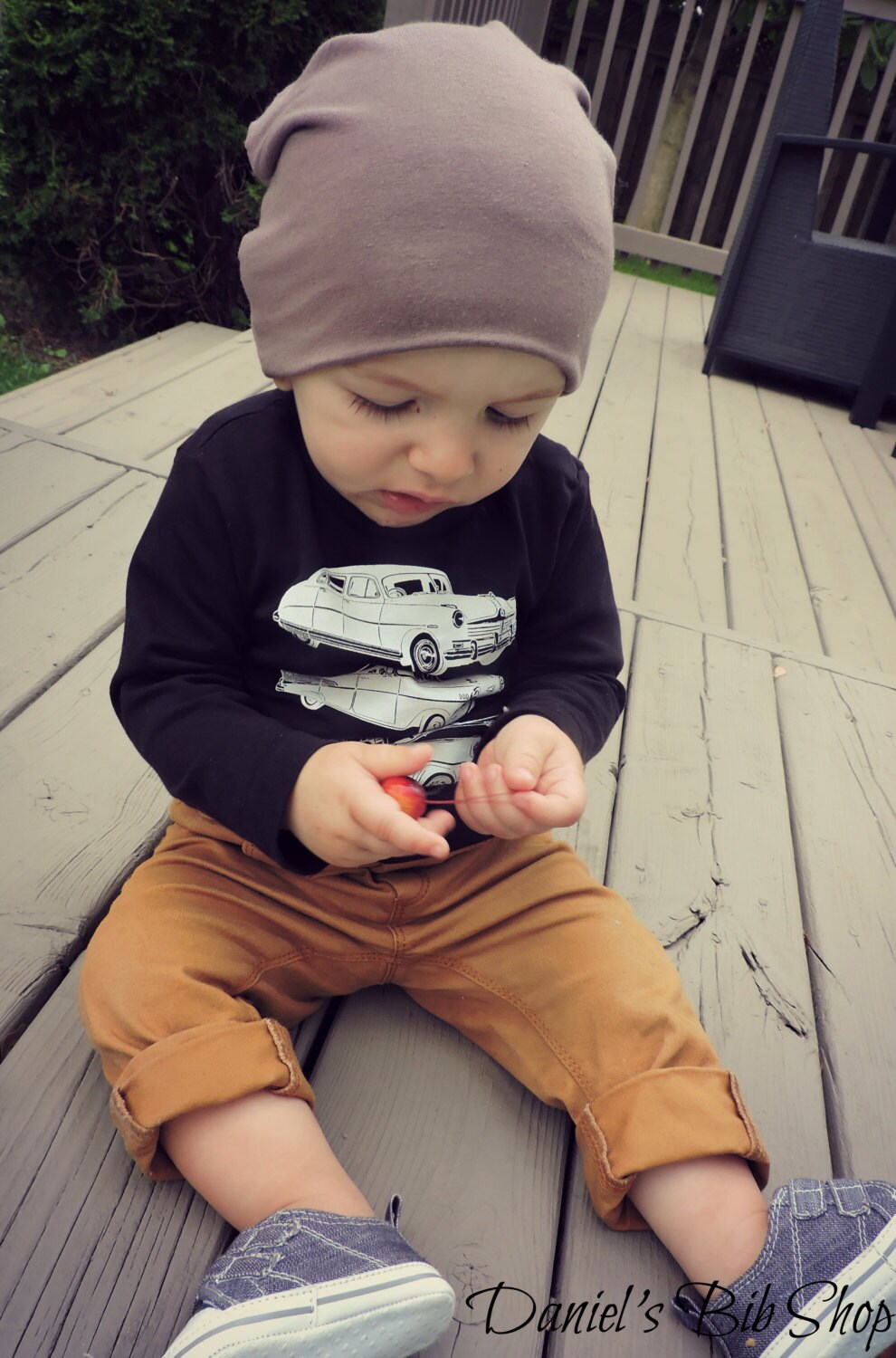 Slouch Beanie, Taupe Mütze, Slouchy Mütze Hut, Karamell Babymütze, Kleinkind Trendy von DanielsThreadz