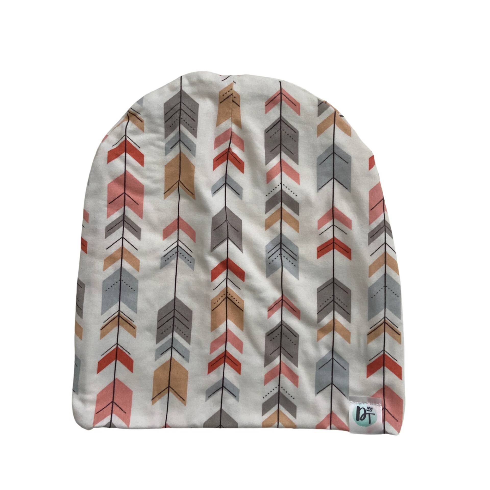 Slouchy Beanie/ Mütze/Pfeile Kindermütze Babymütze Babypfeilen Trendige von DanielsThreadz