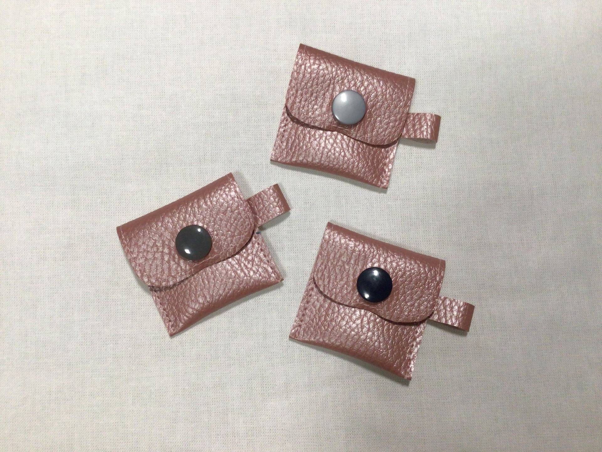 Chiptäschchen Kunstleder Einkaufswagenchip Tasche Schlüsselbund Geldbörse von DanimadiDesign