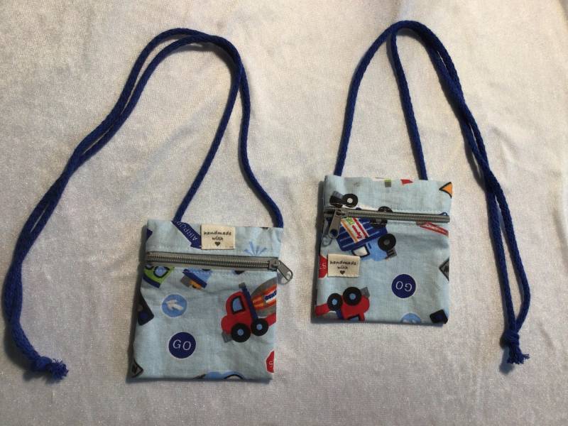 Minibrustbeutel 10 X 9 cm Hosentasche Geldbörse Geldbeutel von DanimadiDesign