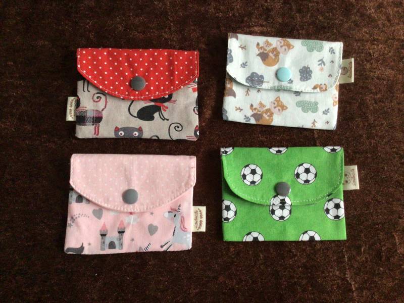 Minigeldbeutel Kindergeldbeutel Hosentasche Geldbörse Geldbeutel von DanimadiDesign