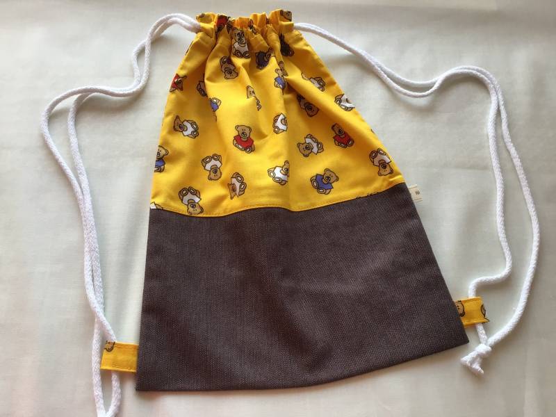 Turnbeutel Kinder Kindergartentasche Rucksack Versandfertig von DanimadiDesign