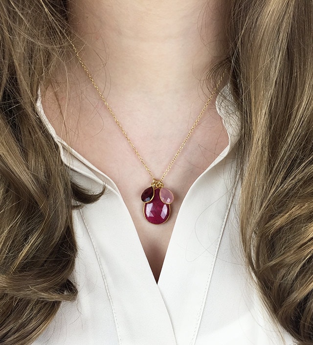 Muttertag Benutzerdefinierte Birthstone Halskette Für Mom Geschenk Von Der Tochter, Cluster Halskette, Mutter Oma Frau Ehemann von DaniqueCollection