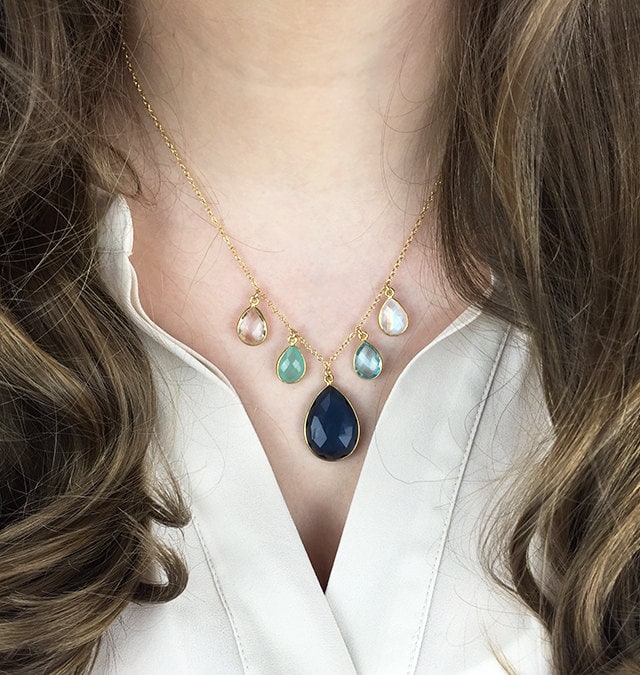 Personalisierte Mutter Halskette Geburtsstein Muttertagsgeschenke Für Von Tochter Sohn Oma Großmutter von DaniqueCollection