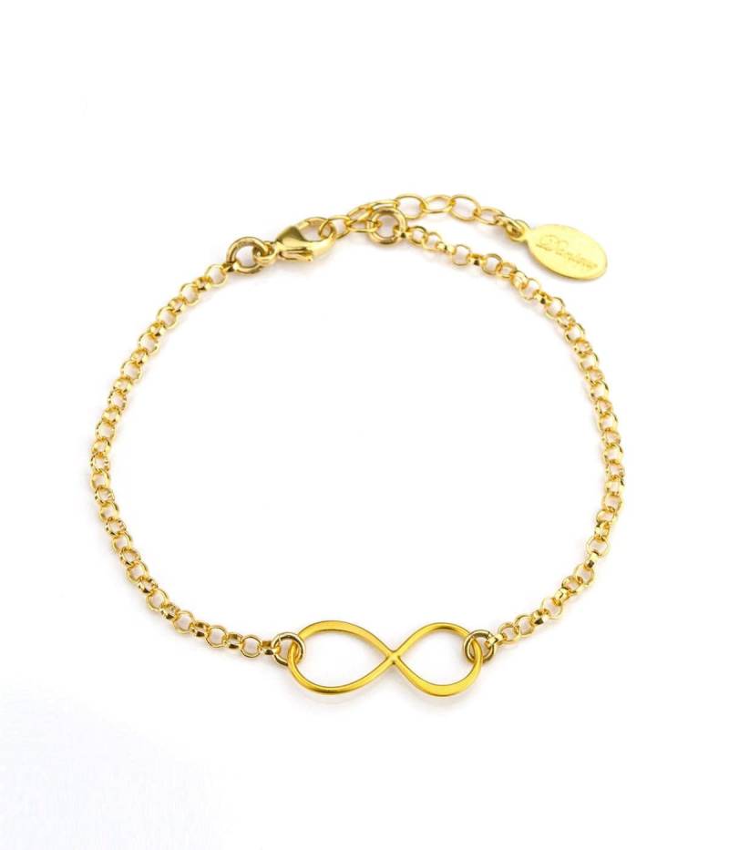 Infinity Armband, Liebe Jeden Tag Brautjungfer Unendlichkeit Charme Schmuck, Gold Unendlichkeit, Sterling Silber Armband von DaniqueJewelry