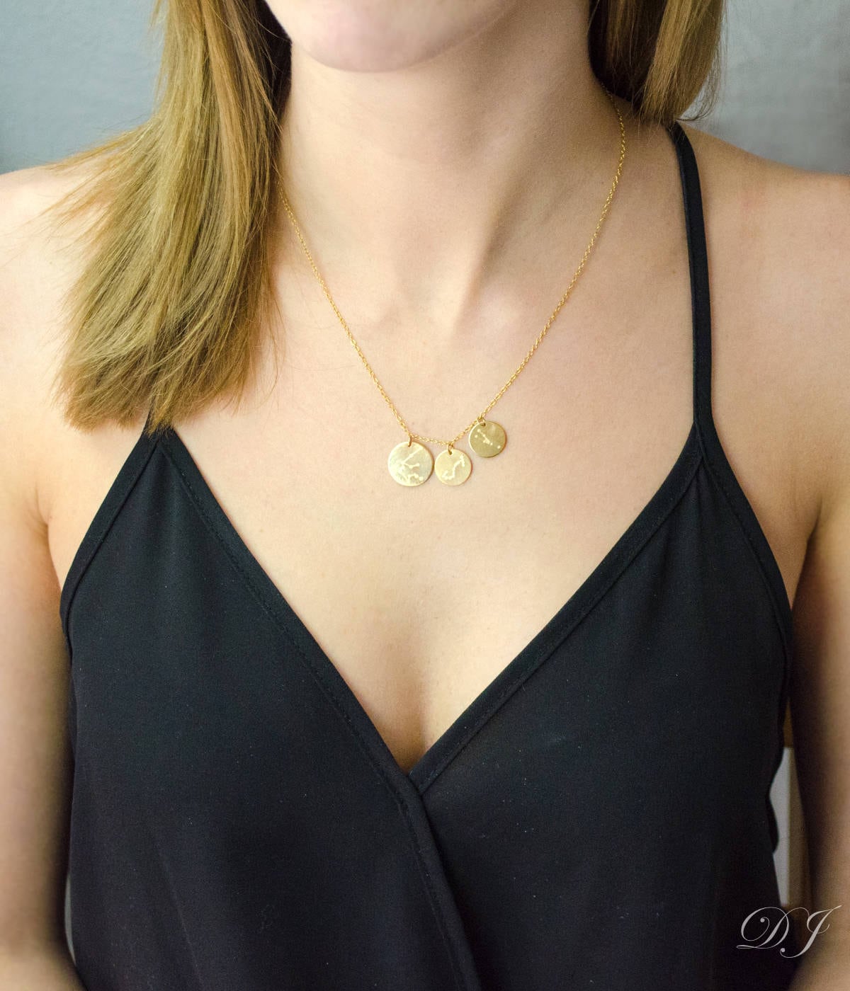 sternzeichen Kette Wassermann, Schmuck, Wimpelkette, Pisces Halskette von DaniqueTrends