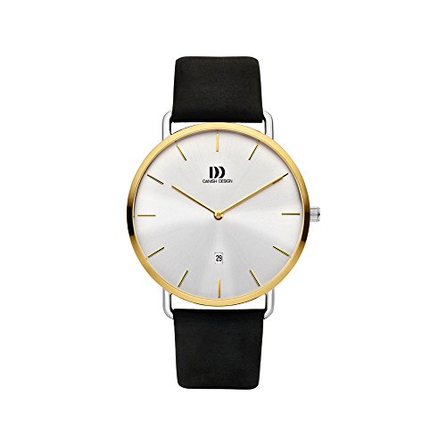 DANISH DESIGN Herren Armbanduhr Analog Quarz Leder IQ11Q1244 von Danish Design