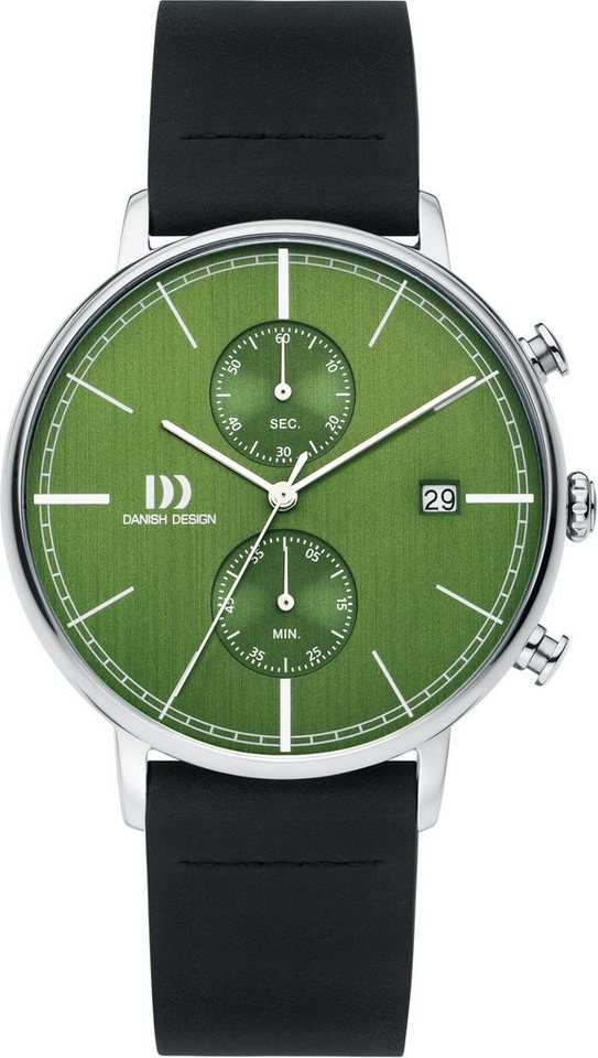 Danish Design Chronograph Chronograph Edelstahl ⌀42mm Lederband KOLTUR CHRONO II von Danish Design