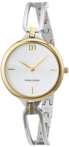 Danish Design Damen Analog Quarz Uhr mit Edelstahl Armband 3324587 von Beauty Water