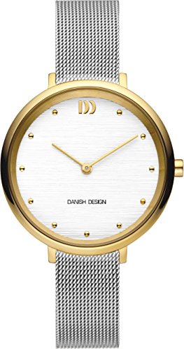 Danish Design Damen Analog Quarz Uhr mit Edelstahl Armband IV65Q1218 von Danish Design