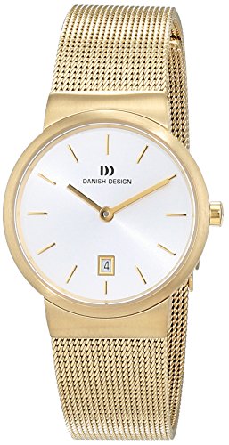 Danish Design Damen Analog Quarz Uhr mit Edelstahl beschichtet Armband 3320213 von Danish Design