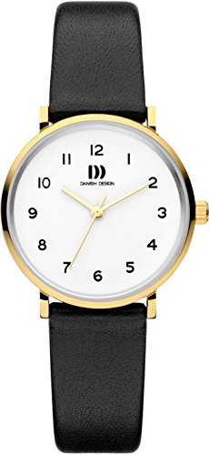 Danish Design Damen Analog Quarz Uhr mit Leder Armband IV11Q1216 von Danish Design