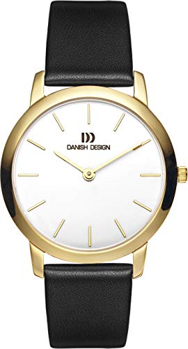 Danish Design Damen Analog Quarz Uhr mit Leder Armband IV11Q807 von Danish Design