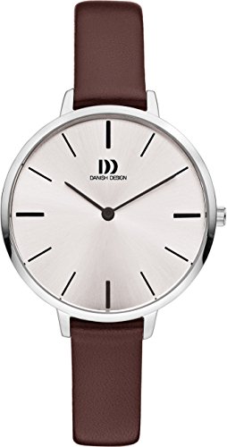 Danish Design Damen Analog Quarz Uhr mit Leder Armband IV12Q1180 von Danish Design