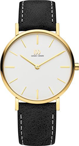 Danish Design Damen Analog Quarz Uhr mit Leder Armband IV15Q1231 von Danish Design