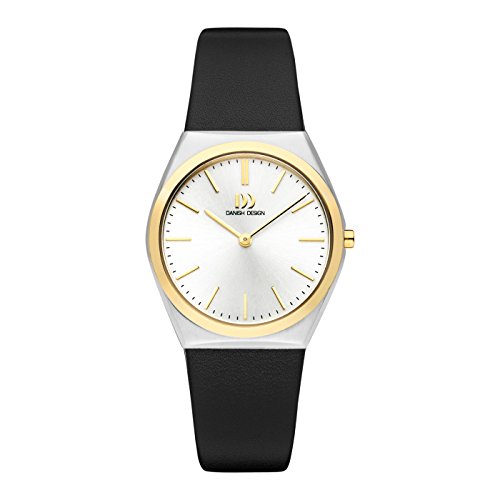 Danish Design Damen Analog Quarz Uhr mit Leder Armband IV15Q1236 von Danish Design