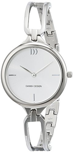 Danish Design Damen Analog Quarz Uhr mit Edelstahl Armband 3324585, Silber von Beauty Water