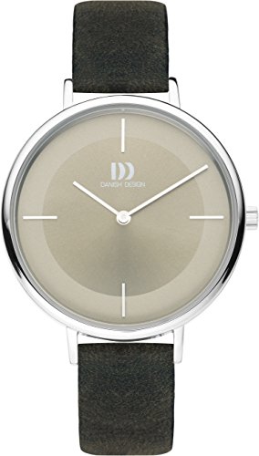 Danish Design Damen Analog Quarz Uhr mit Leder Armband IV14Q1185 von Danish Design