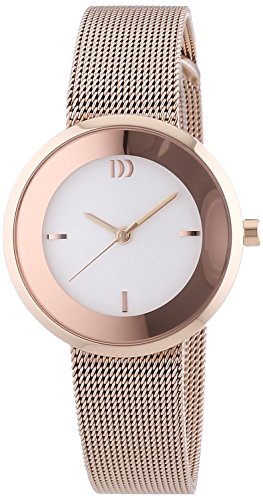 Danish Design Damen-Armbanduhr XS Analog Quarz Edelstahl beschichtet 3320183 von Danish Design