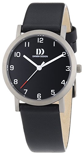 Danish Design Damen Analog Quarz Uhr mit Leder Armband 3326601 von Danish Design