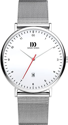 Danish Design Herren Analog Quarz Uhr mit Edelstahl Armband IQ62Q1188 von Danish Design