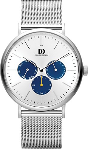 Danish Design Herren Analog Quarz Uhr mit Edelstahl Armband IQ62Q1233 von Danish Design