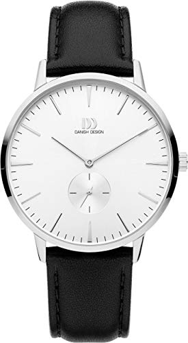 Danish Design Herren Analog Quarz Uhr mit Leder Armband IQ12Q1250 von Danish Design