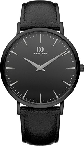 Danish Design Herren Analog Quarz Uhr mit Leder Armband IQ13Q1217 von Danish Design