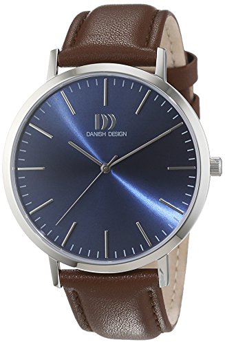 Danish Design Herren-Armbanduhr Analog Quarz Leder 3314509 von Beauty Water