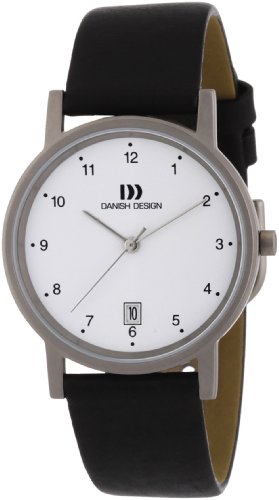 Danish Design Herren-Armbanduhr XL Analog Leder 3316033 von Danish Design