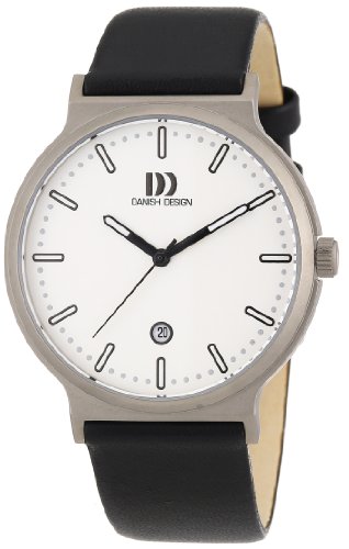 Danish Design Herren-Armbanduhr XL Analog Quarz Leder 3316309 von Danish Design