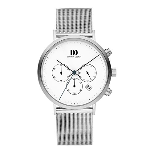 Danish Design Herren Chronograph Quarz Uhr mit Edelstahl Armband IQ62Q1245 von Danish Design