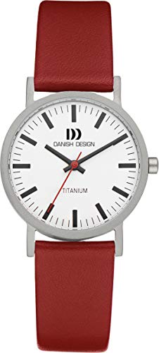 Danish Design Damen Analog Quarz Uhr mit Leder Armband 3326543 von Danish Design