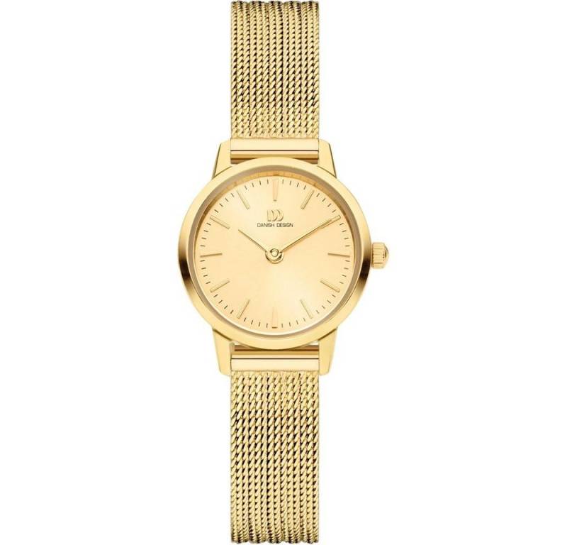 Danish Design Quarzuhr DANISH DESIGN Damen Armbanduhr AKILIA MINI IV06Q1268 goldfarbend D22mm von Danish Design